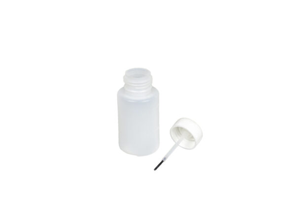 Zestaw-Butelka plastikowa HDPE-50ml z pędzelkiem i kulką